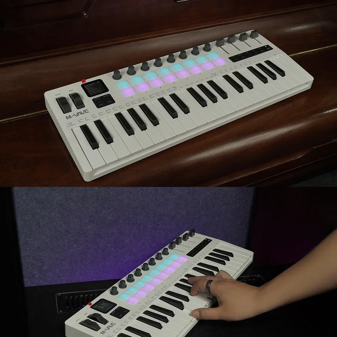 M-VAVE SMK-37 Pro Keyboard 37  - đánh giá và giá Midi Controller Pad