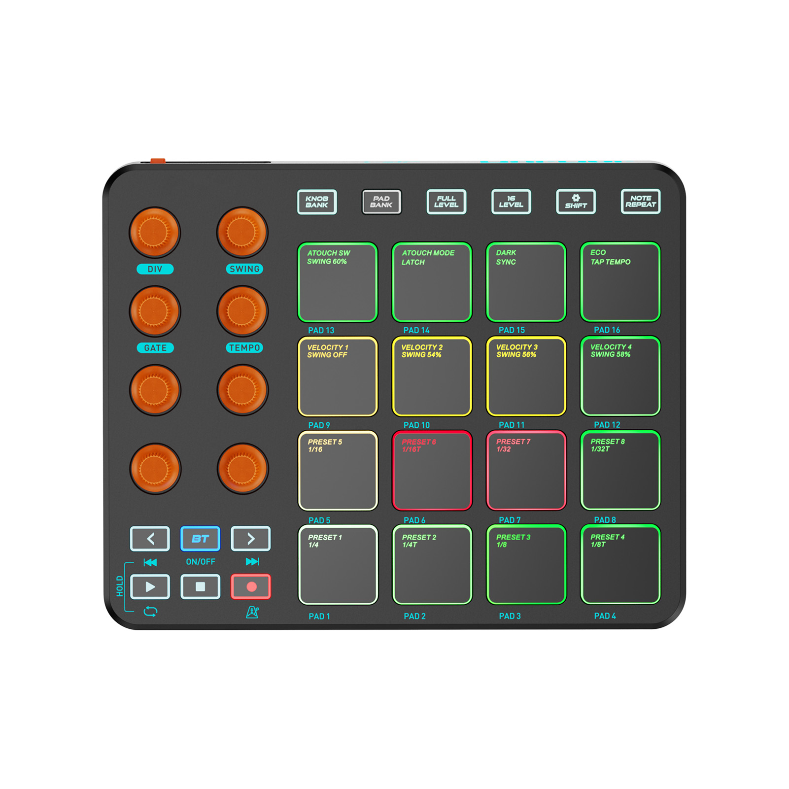 MIDI Controller Wireless MIDI  - đánh giá và giá Midi Controller Pad
